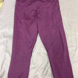 ZYIA Purple Athletic Leggings High-Waisted Stretch
